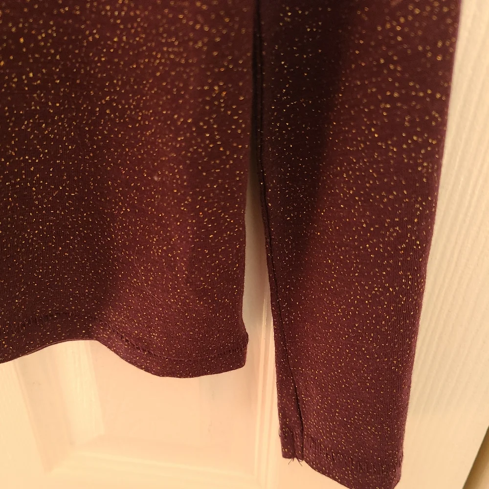 SONOMA THE EVERY DAY TEE BY SONOMA SIZE SMALL PETITE BURGUNDY - Picture 4 of 8